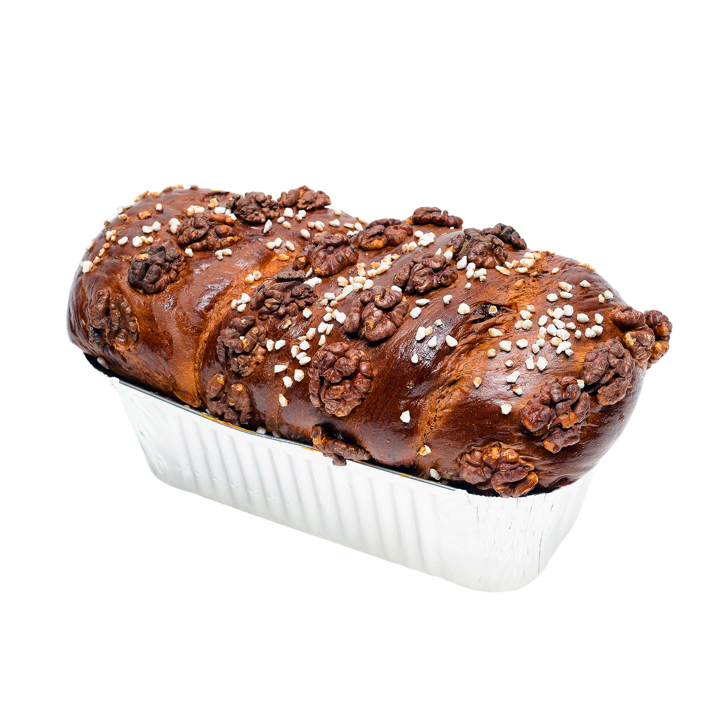 Cozonac Nuca+Cacao+Rahat+ Stafide